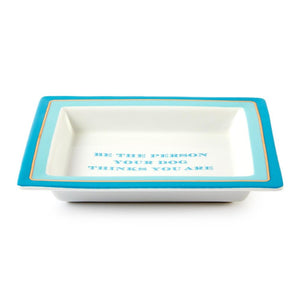 Two's Company "Be The Person Your Dog Thinks You Are" Desk Tray In Gift Box