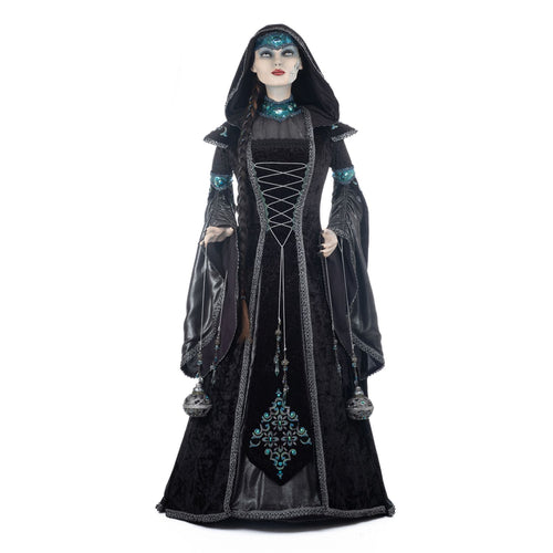 Katherine's Collection 2023 Tanda The Seer Doll Life Size, 33x64 Inches, Black