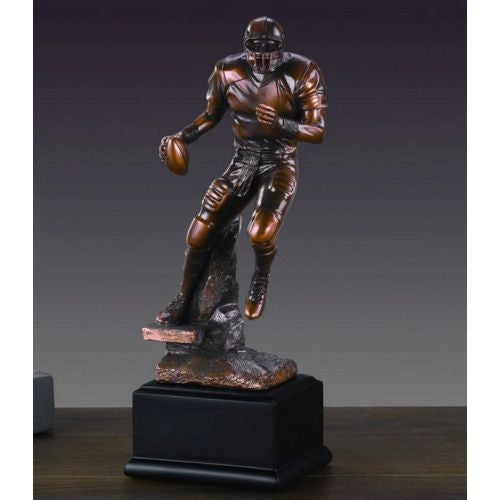 Treasure of Nature 4"x10" Football Player Statue, Resin