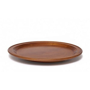 Lipper International 18-inch Lazy Susan with Flared Lip Cherry Finish, Brown