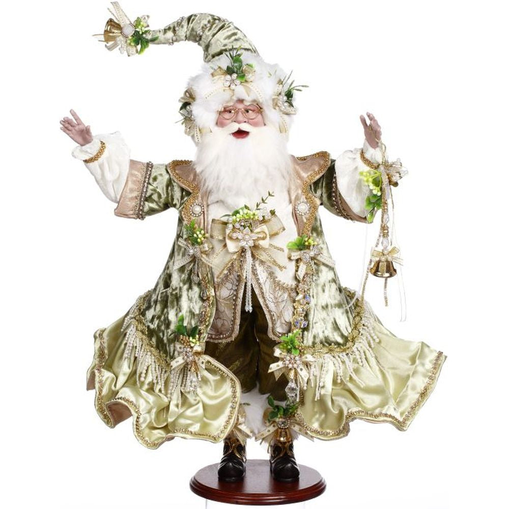 Mark Roberts Christmas 2023 Under The Mistletoe Santa Figurine - 25.5 Inches