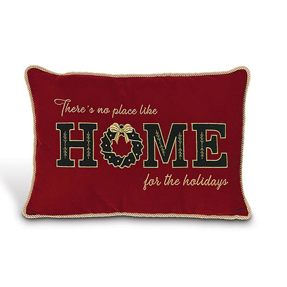 Gerson Company 20" Fabric "Home" Pillow
