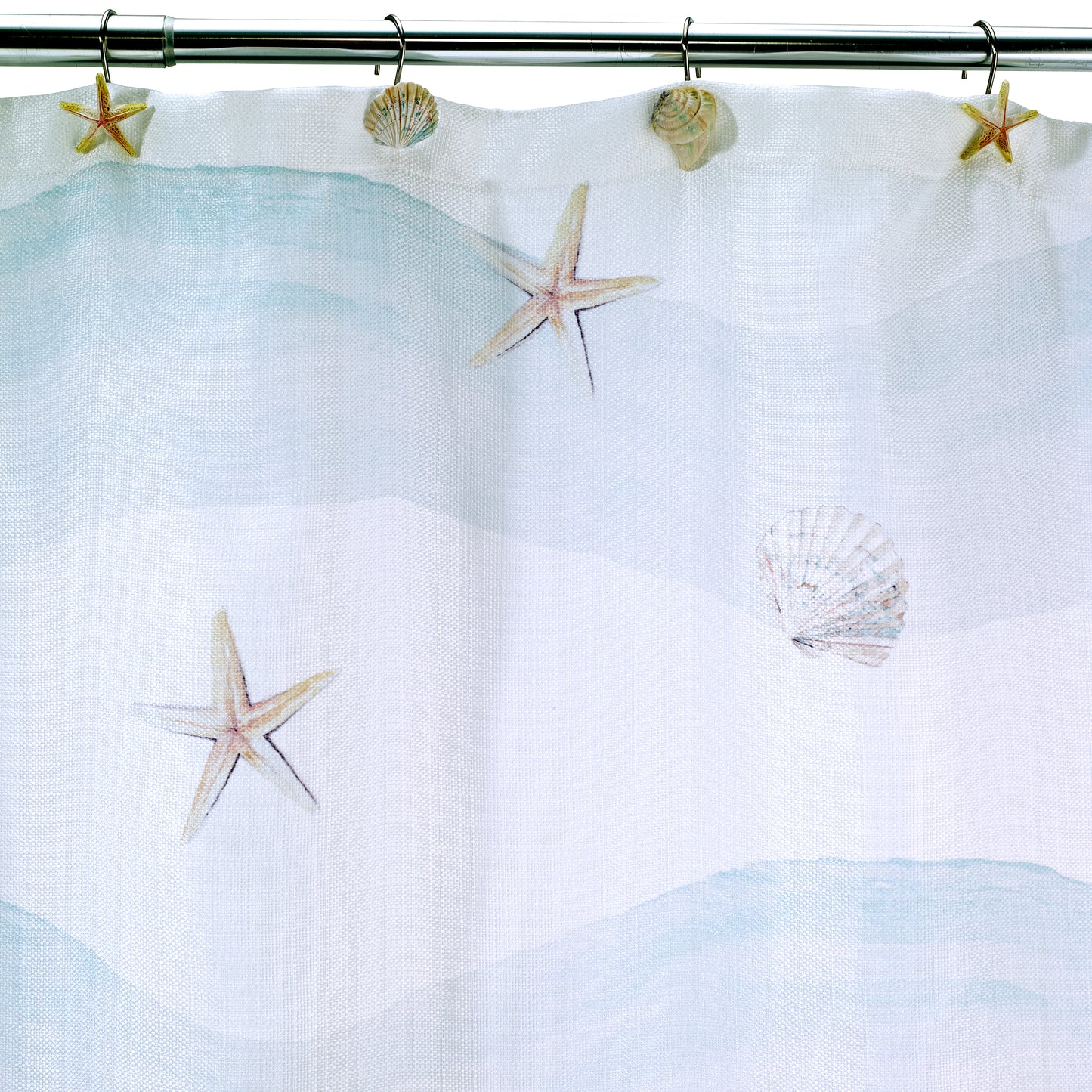 Avanti Linens Coastal Terrazzo Shower Curtain - Multicolor