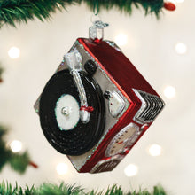 Load image into Gallery viewer, Old World Christmas Record Player Ornament