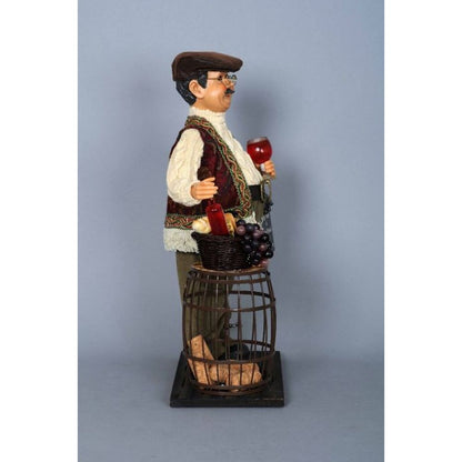 Karen Didion Wine Barrel Cork Collector Figurine