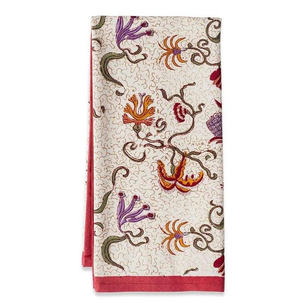 Couleur Nature Fleurs Des Indes Tea Towels 20X30 - Set Of 3