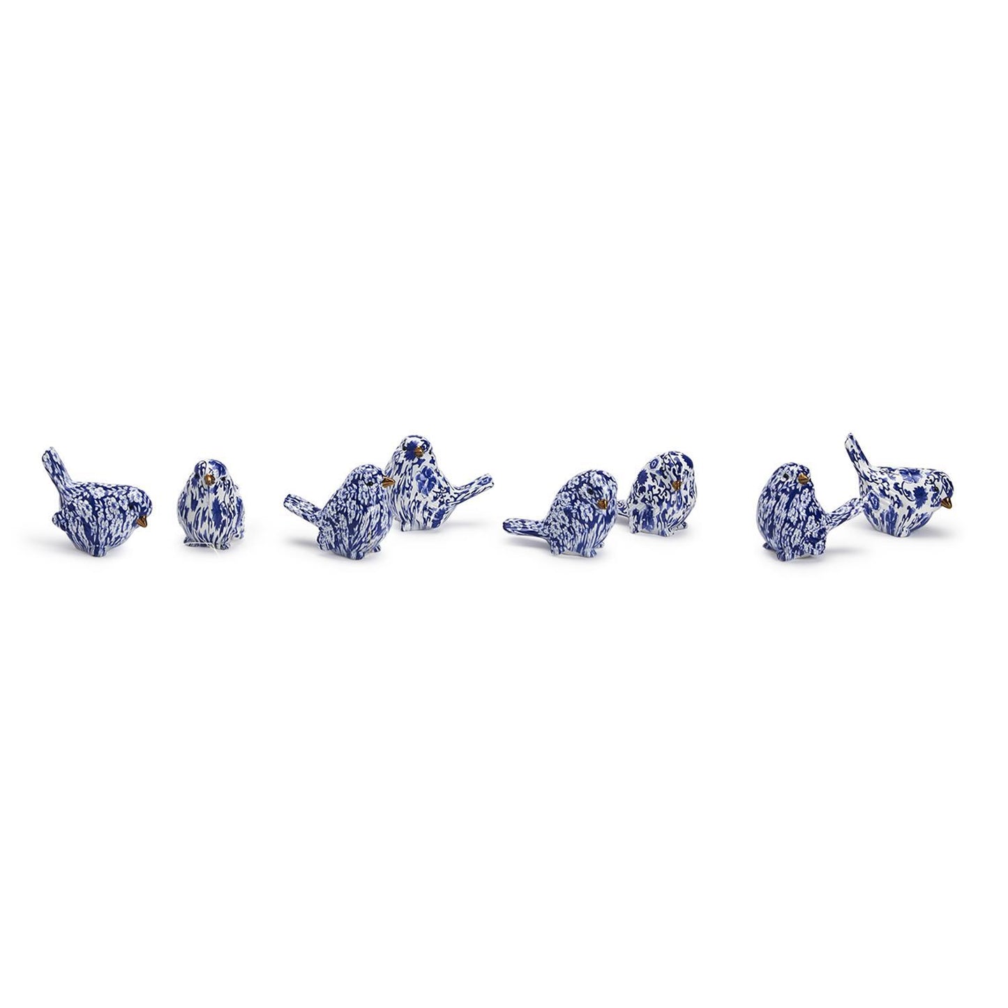 Two's Company Refill For 24-Pieces Chinoiserie Blue Robin Decorative Bird