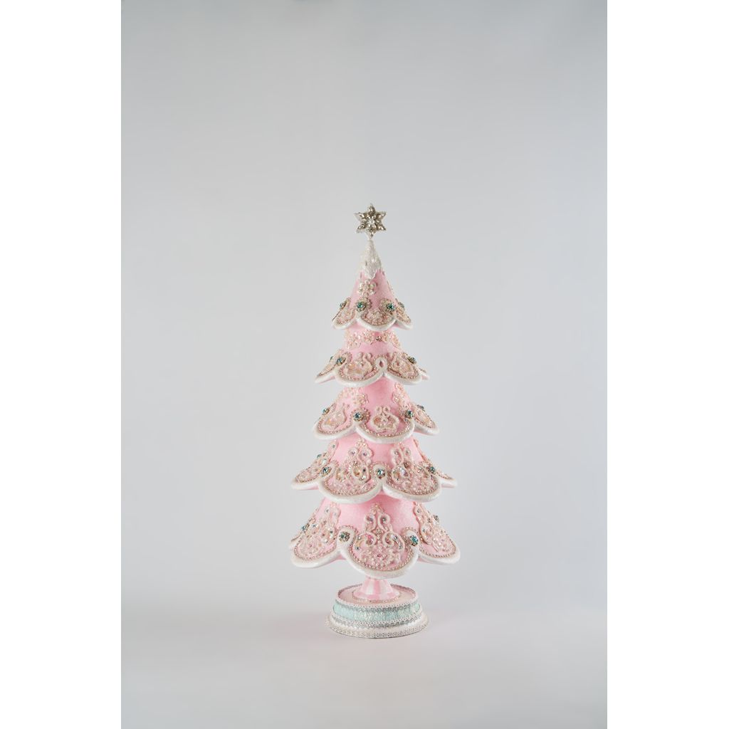 Katherine's Collection 2022 Frost and Tenderness Tabletop Tree, 25.25