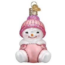 Load image into Gallery viewer, Old World Christmas Snow Baby Girl Ornament