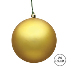 Load image into Gallery viewer, Vickerman 2.4&quot; Gold Matte Ball Ornament, 24 Per Bag