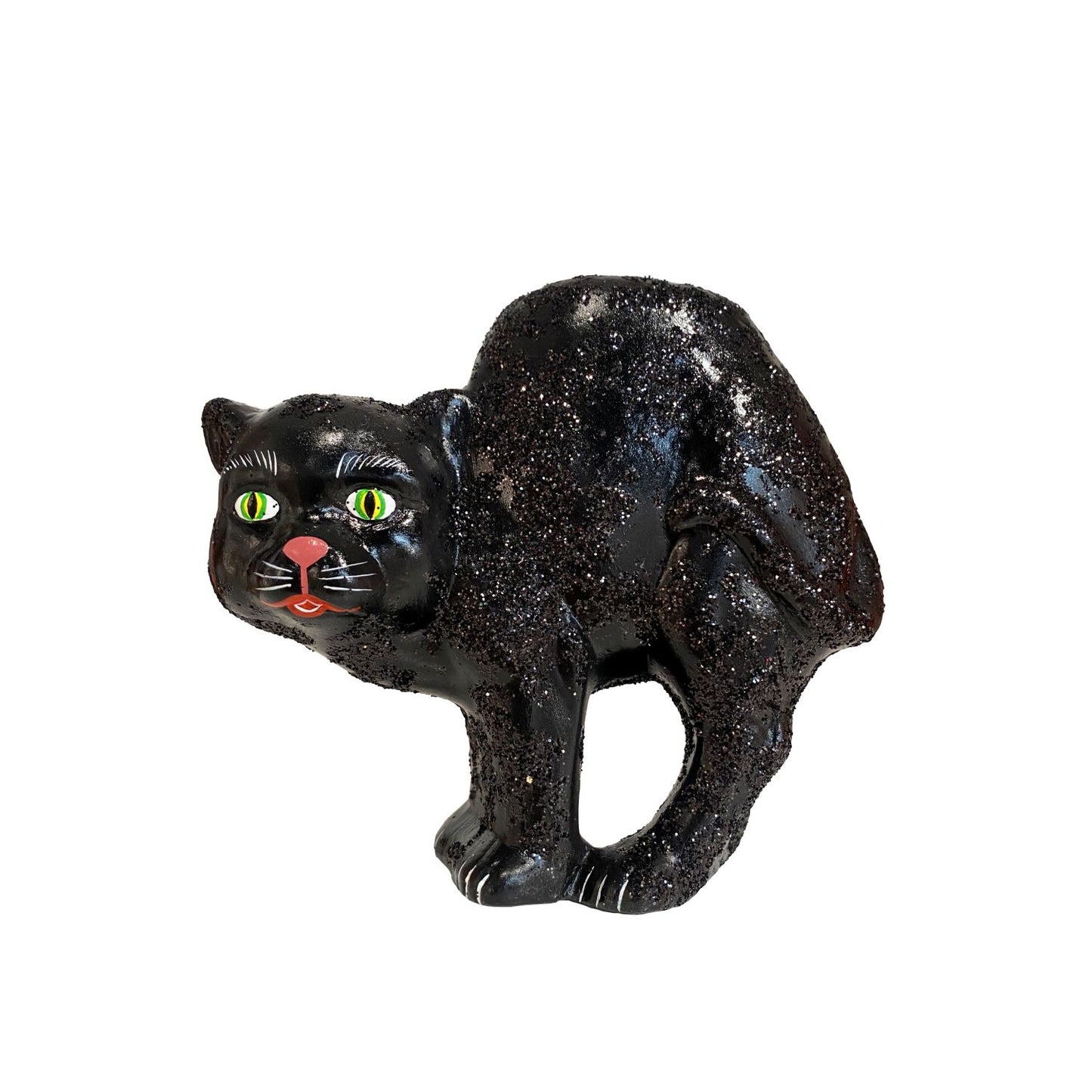 Alexander Taron Schaller Paper Mache Candy Container Black Scaredy Cat