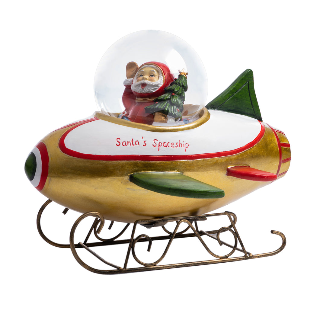 Goodwill Super Santa In Space Ship Two-tone Silver/Red 25.5Cm
