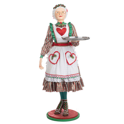 Katherine's Collection Seasoned Greetings Mama Maple Server, 58 Inches, Green/White