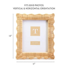 Load image into Gallery viewer, Two&#39;s Company Wicker Weave 8&quot; X 10&quot; Photo Frame