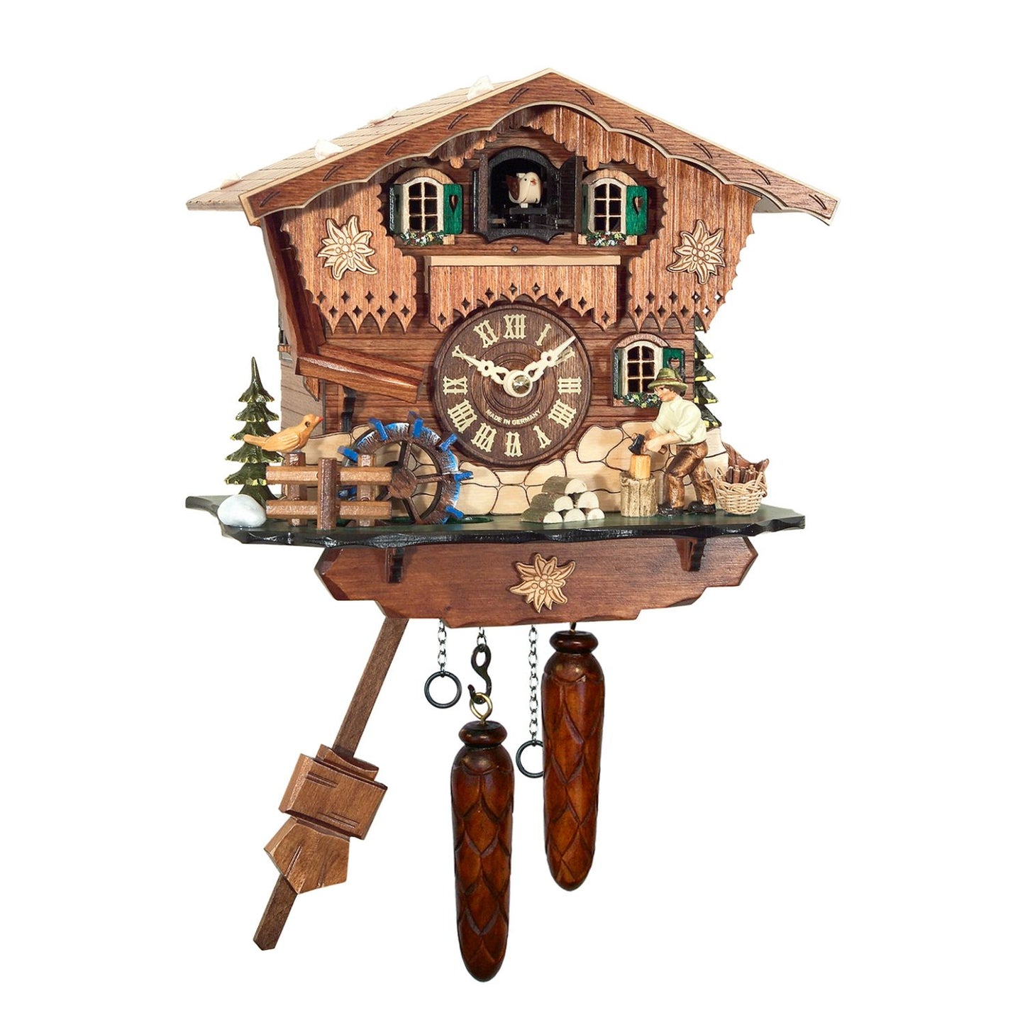 Alexander Taron Engstler Cuckoo Clock Full Size Woodchopper