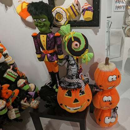 December Diamonds Trick Or Treat - 37" Frankenstein Nutcracker