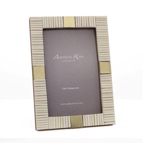 Addison Ross 4x6 Strip Bone Picture Frame by Addison Ross
