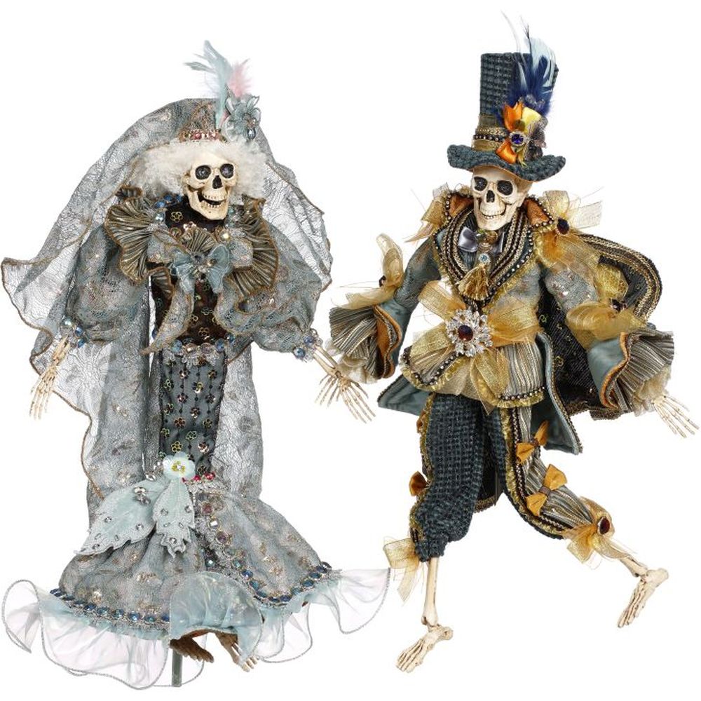 Mark Roberts Fall 2023 Sassy Skeleton, Small, Assortment Of 2 - 20 To 21 Inches