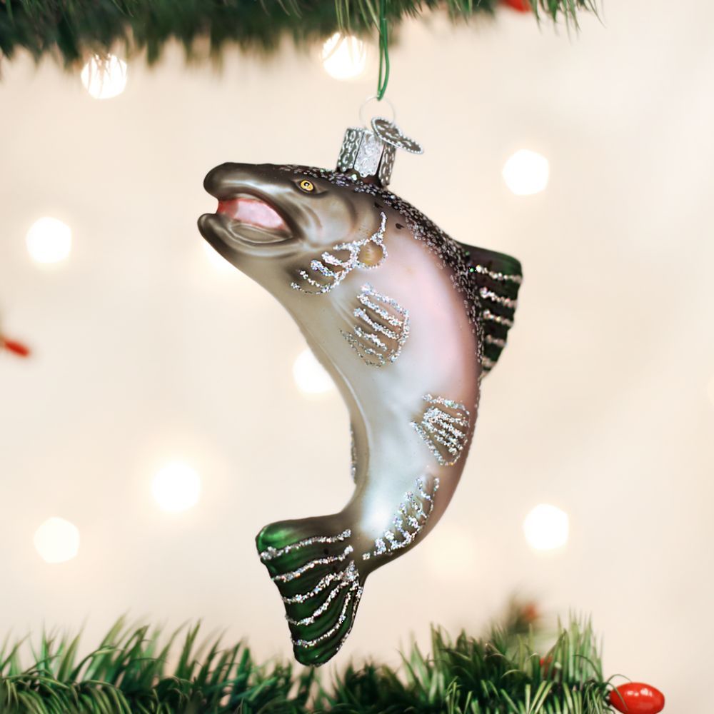 Old World Christmas King Salmon Ornament