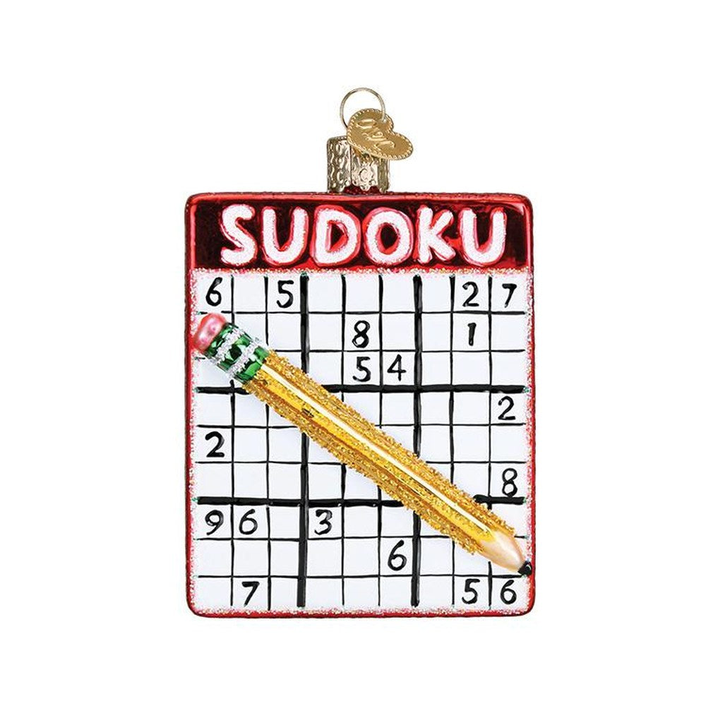 Old World Christmas Sudoku Ornament