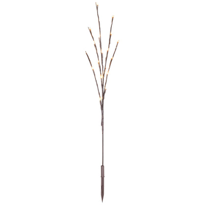 Vickerman 60 Warm White Twinkle Wide Angle LED Christmas Twig Light, Pack of 3