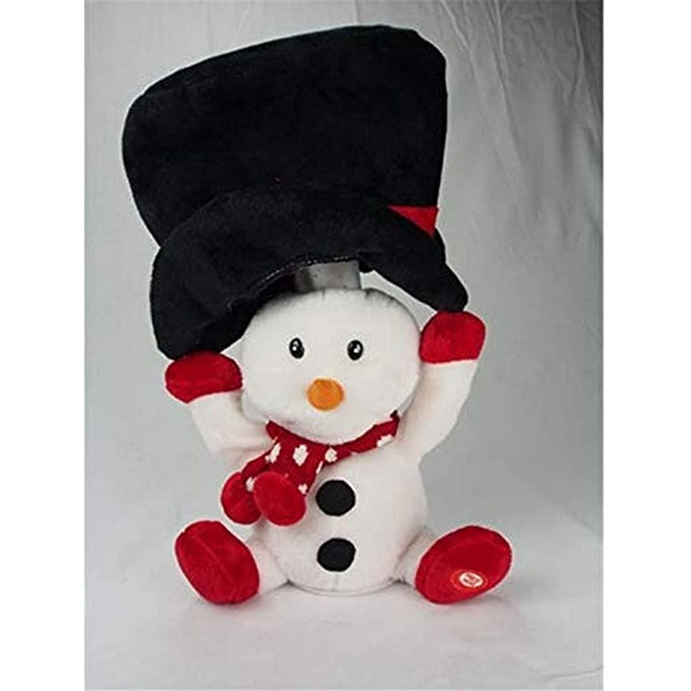 Musicbox Kingdom 13.4" Music Box Snowman With Cylinder