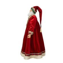 Load image into Gallery viewer, Katherine&#39;s Collection 2022 Chinoiserie Santa Doll, Gold, 35&quot;.