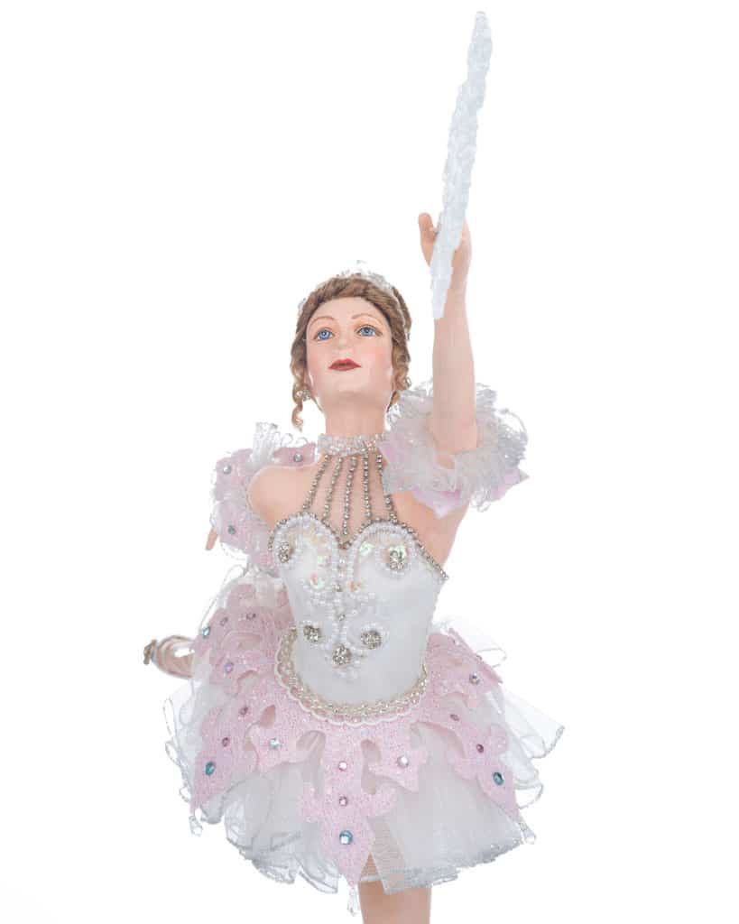 Katherine's Collection 2022 Tenderness Ballerina Figure in Pink, 21". Polyester