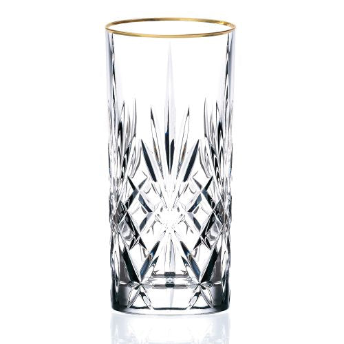 Lorenzo Siena Collection Set Of 4 Crystal Glass, Crystal