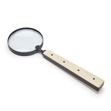 Load image into Gallery viewer, Two&#39;s Company Beaumont Magnifier With 2.5X Magnification - Resin/Brass/Glass