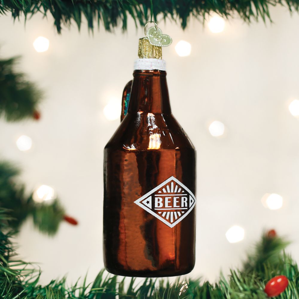 Old World Christmas Beer Growler Ornament