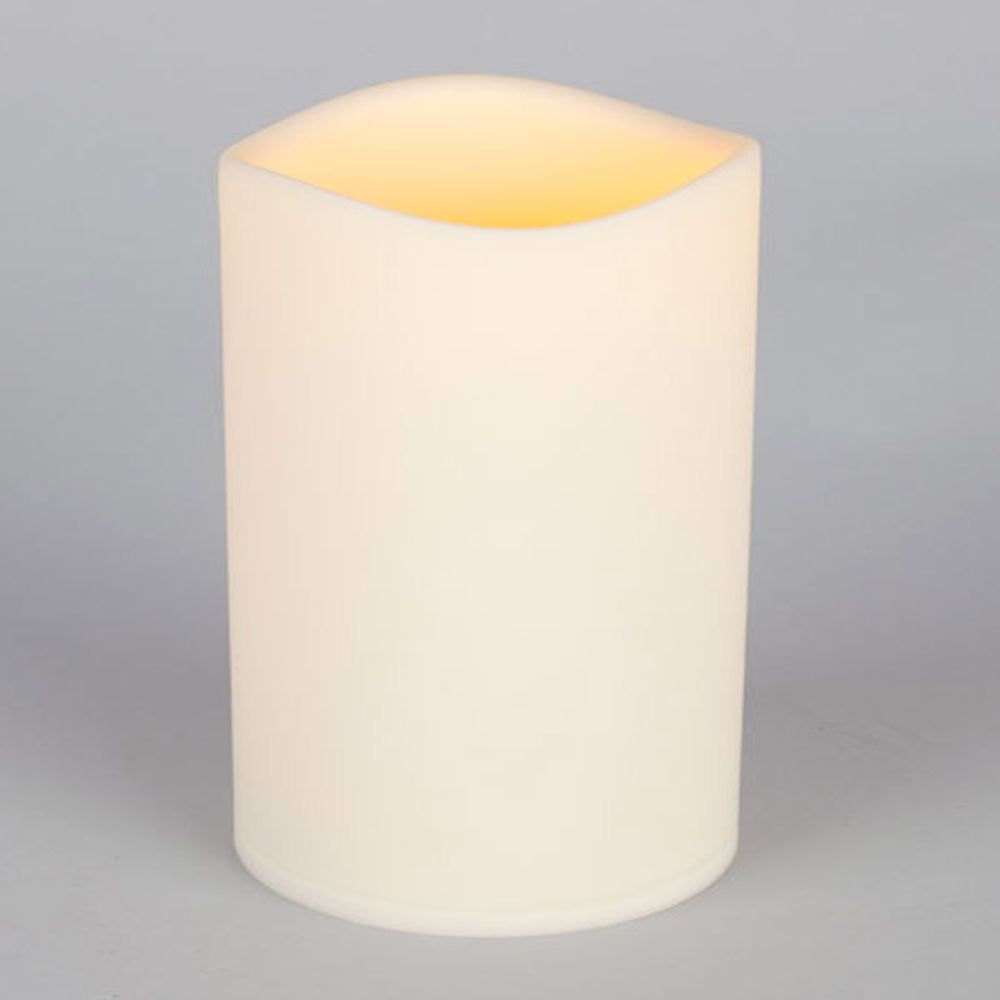 Gerson Companies 6 Inches x 9 Inches LED Outdoor Pillar Candle