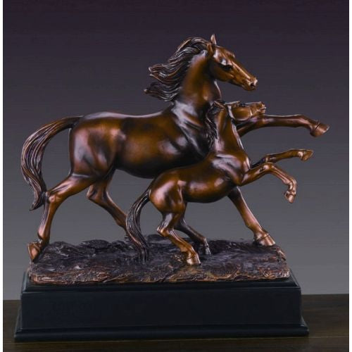 Treasure of Nature 10"x9" Horse Figurine, Resin