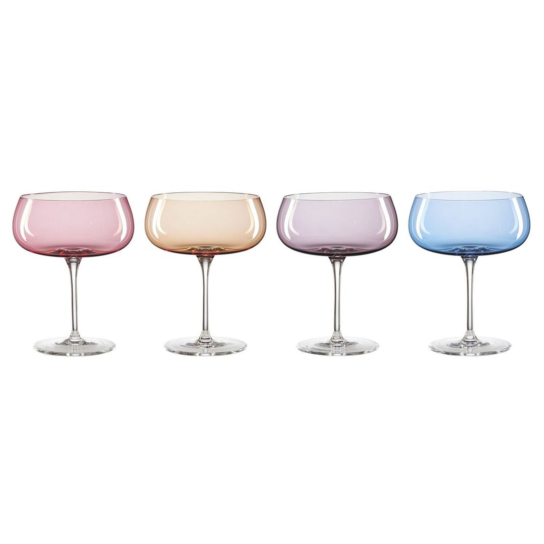 Oneida True Colors Cocktail Glasses, Set Of 4