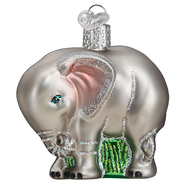 Old World Christmas Baby Elephant Ornament