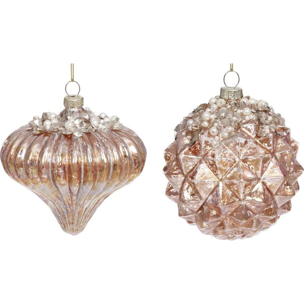 Mark Roberts Christmas 2023 Jeweled Spiral Ornament 4.5'', Assortment of 2