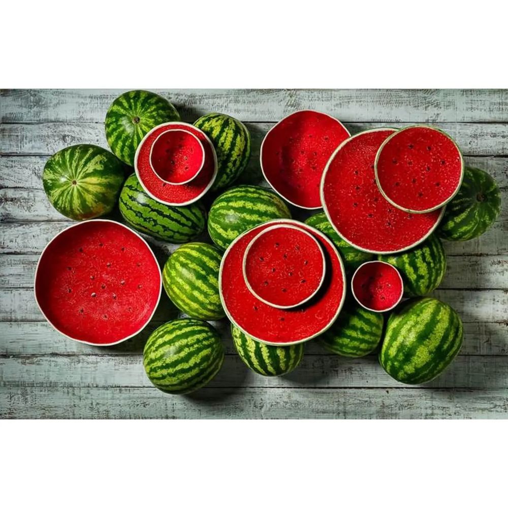 Bordallo Pinheiro Watermelon 12 Pieces Set With Bowl