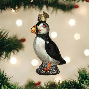 Old World Christmas Puffin Ornament