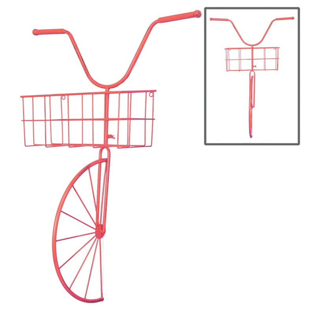 Hanna’s Handiworks Bicycle Front Basket Wall Planter Hanger