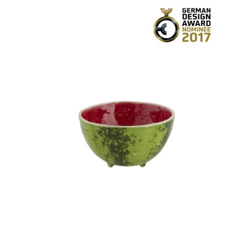 Bordallo Pinheiro Watermelon Bowl 17 Oz, Set of 4, Earthenware
