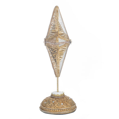 Katherine's Collection 2023 Golden Celestial Star Tabletop, 13 Inches, Gold Resin
