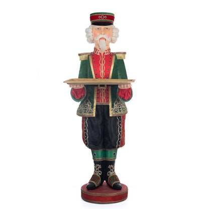 Katherine's Collection 2023 Christmas In The City Nutcracker Doorman Server 48in