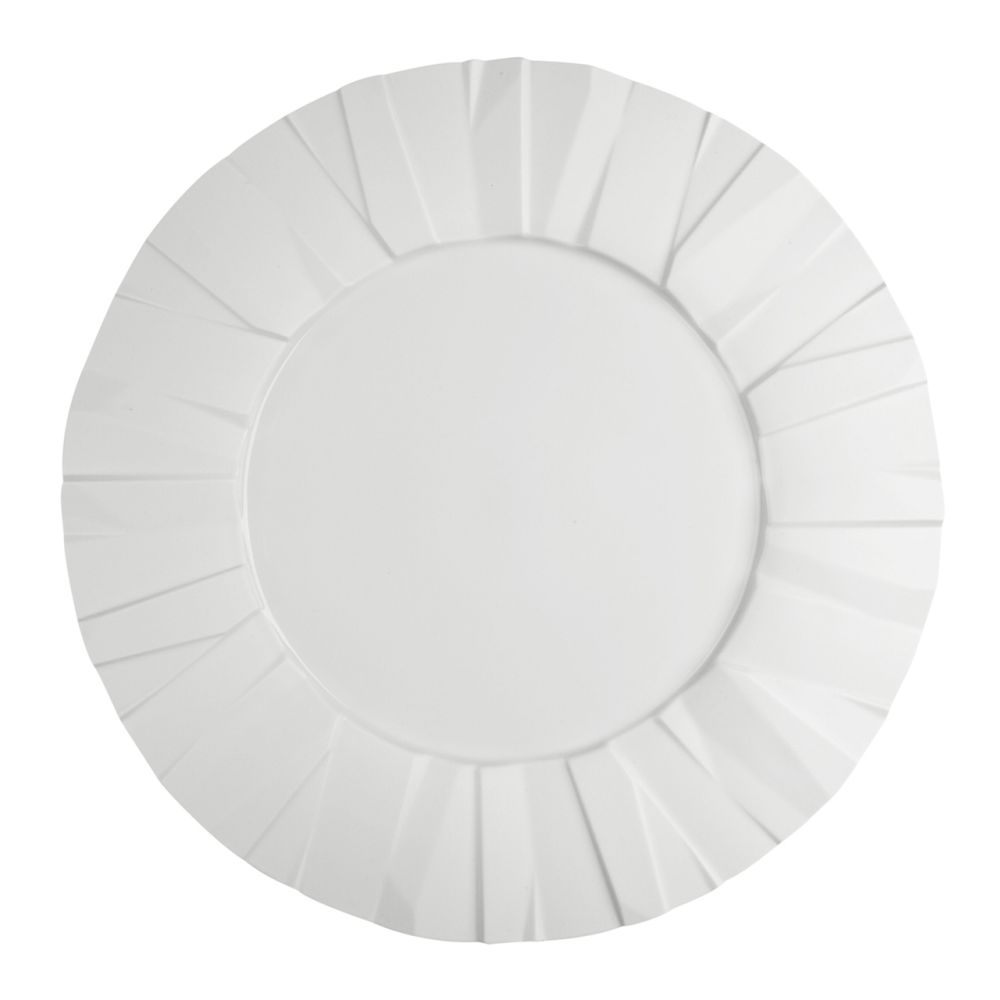 Vista Alegre Matrix White Dinner Plate, Porcelain