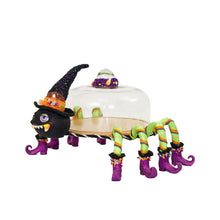 Load image into Gallery viewer, Katherine&#39;s Collection 2022 Spinderella Spider Server With Cloche