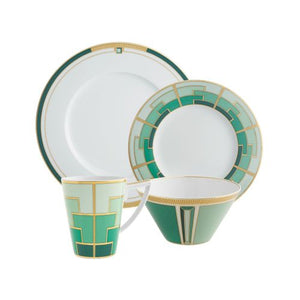 Vista Alegre Emerald 4-Piece Dinnerware Set