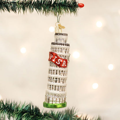 Old World Christmas Leaning Tower Of Pisa Ornament