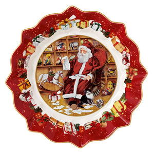 Villeroy & Boch Toy's Fantasy Large Bowl, Santa Wish Lists Design