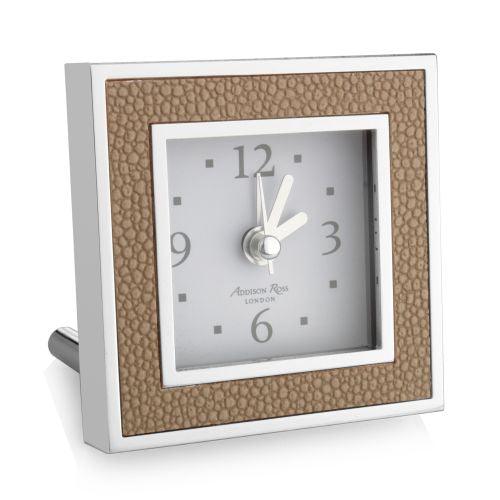 Addison Ross Shagreen Sand Alarm Clock by Addison Ross