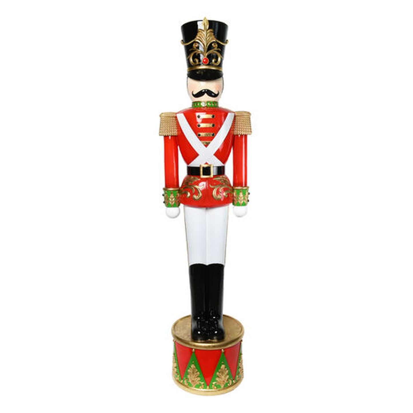 December Diamonds Christmas Carousel 6Ft Toy Soldier Display Figurine