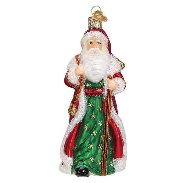 Old World Christmas Father Christmas With Bells Ornament